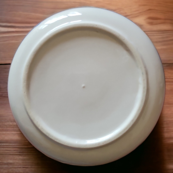 HP 😀 Dark Blue Ceramic Puppy Dog Paw Water Food Bowl Dish - Picture 3 of 4